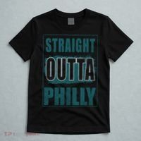 Straight Outta Philly Philadelphia Football Fans T-Shirt thumb 5