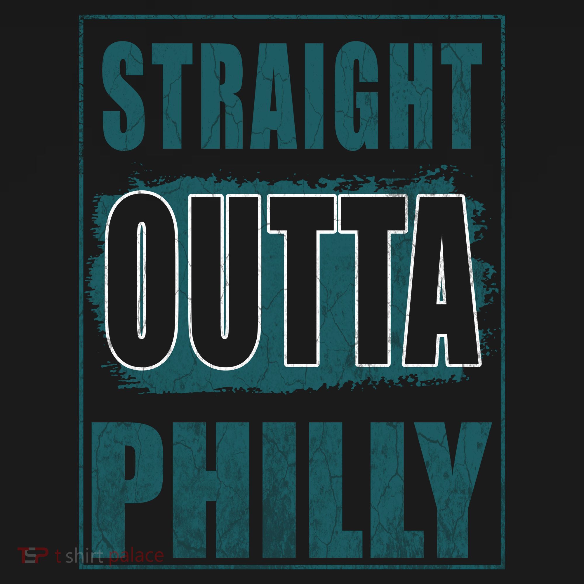 Straight Outta Philly Philadelphia Football Fans Mousepad