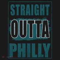 Straight Outta Philly Philadelphia Football Fans Women's Tank Top thumb 5