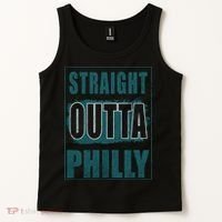 Straight Outta Philly Philadelphia Football Fans Tank Top thumb 2