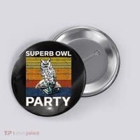 Superb Owl Party What We Do In The Shadows Owl Lover Button thumb 0