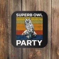 Superb Owl Party What We Do In The Shadows Owl Lover Coaster thumb 0