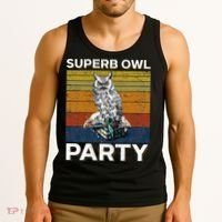 Superb Owl Party What We Do In The Shadows Owl Lover Tank Top thumb 3