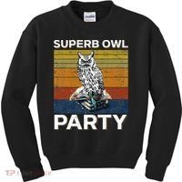 Superb Owl Party What We Do In The Shadows Owl Lover Kids Sweatshirt thumb 0