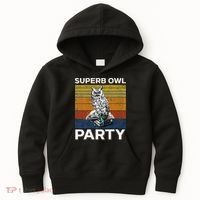 Superb Owl Party What We Do In The Shadows Owl Lover Kids Hoodie thumb 0