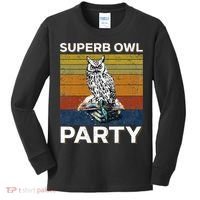 Superb Owl Party What We Do In The Shadows Owl Lover Kids Long Sleeve Shirt thumb 0