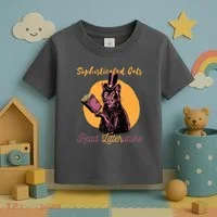 Sophisticated Cats Read Litterature Toddler T-Shirt thumb 3