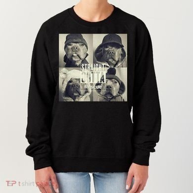 Straight Outta Rescue Pitbull Women's Sweatshirt