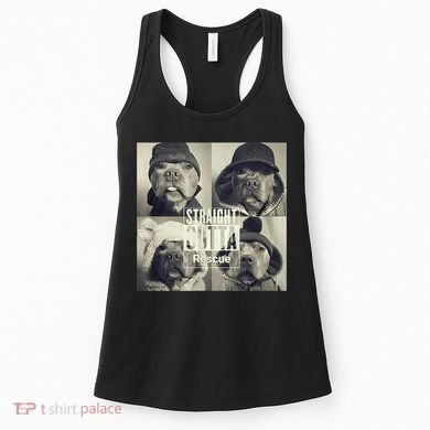 Straight Outta Rescue Pitbull Women's Tank Top