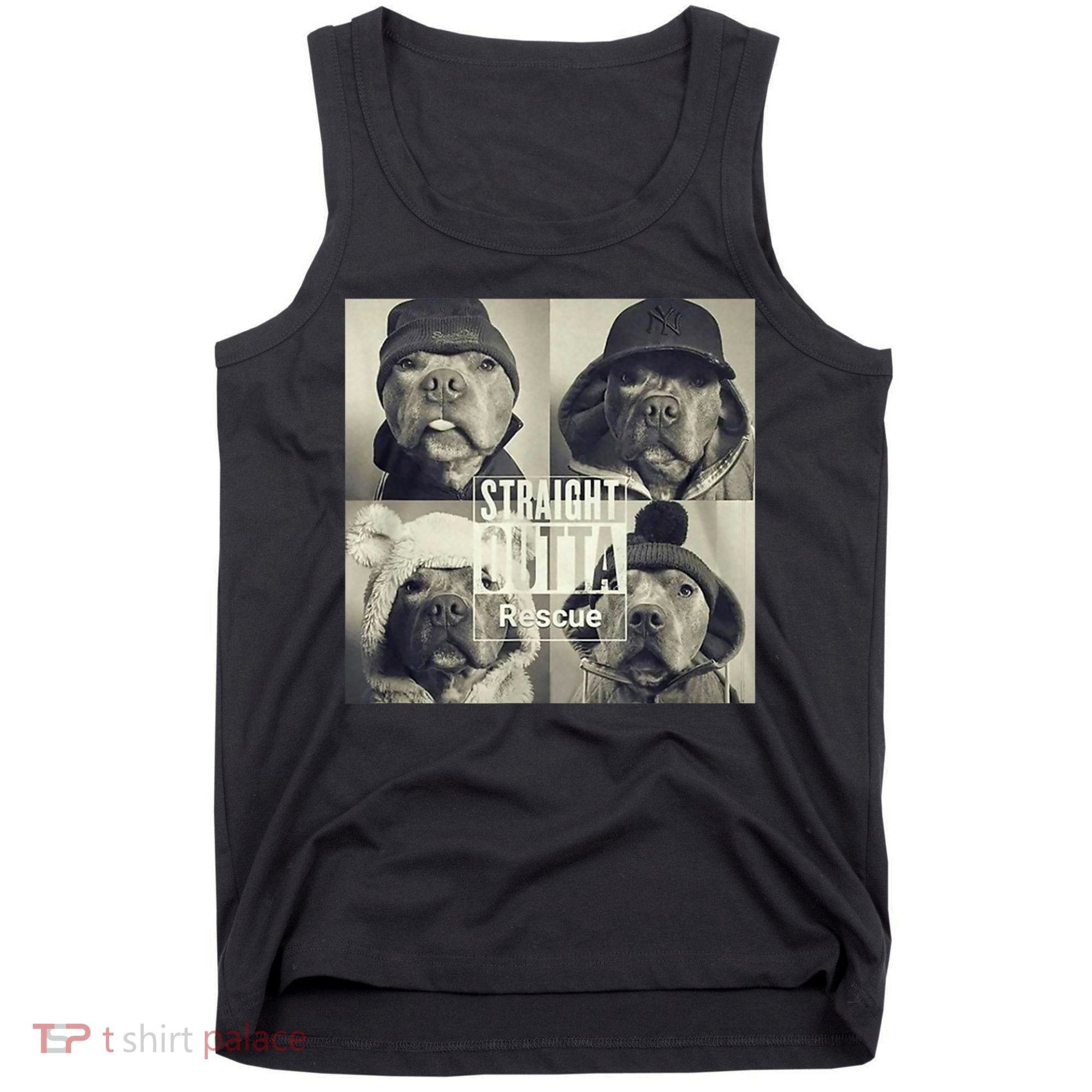 Straight Outta Rescue Pitbull Tank Top