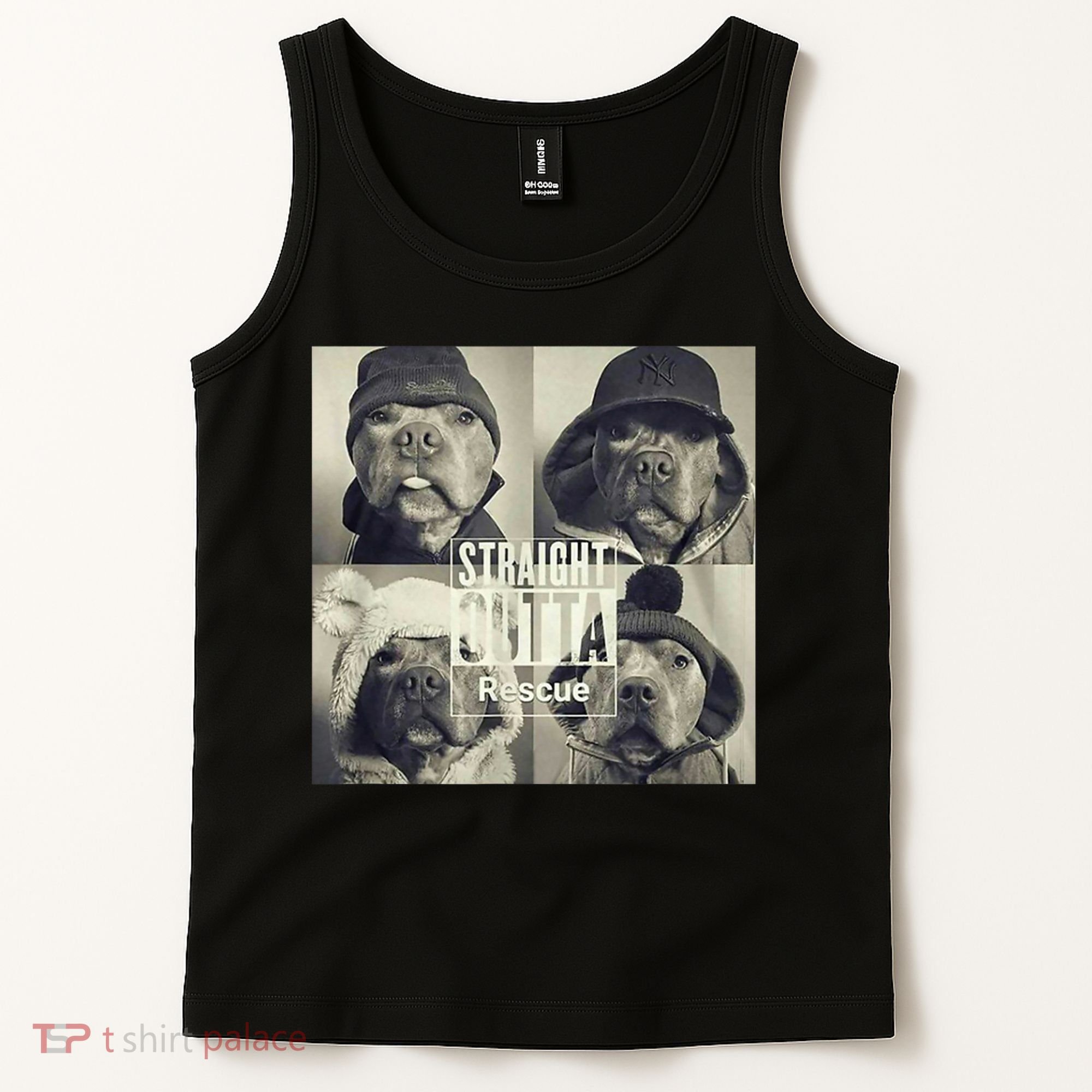 Straight Outta Rescue Pitbull Tank Top