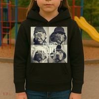 Straight Outta Rescue Pitbull Kids Hoodie thumb 3