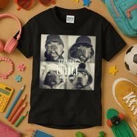 Straight Outta Rescue Pitbull Kids T-Shirt thumb 3