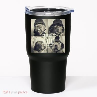 Straight Outta Rescue Pitbull Tumbler