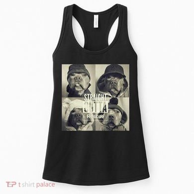 Straight Outta Rescue Pitbull Women's Tank Top