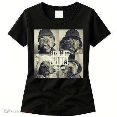 Straight Outta Rescue Pitbull Women's T-Shirt