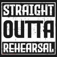 Straight Outta Rehearsal Actor Actress Theater Acting Ornament thumb 1