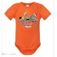 Skeleton On Ramen Christmas Pajama Cool Japanese Food XMas Baby Bodysuit thumb 0