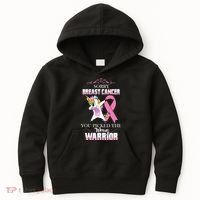 Sorry Breast Cancer You Picked The Wrong Warrior Kids Hoodie thumb 0