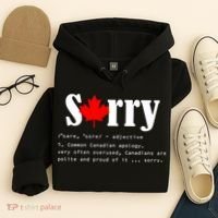 Sorry Definition Canadian Apology Hoodie thumb 4