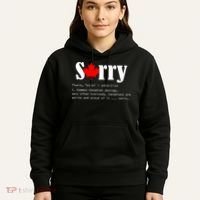 Sorry Definition Canadian Apology Hoodie thumb 5