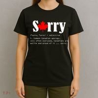 Sorry Definition Canadian Apology T-Shirt thumb 4