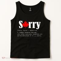 Sorry Definition Canadian Apology Tank Top thumb 2