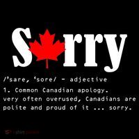 Sorry Definition Canadian Apology Tote Bag thumb 4