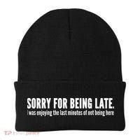 Sorry For Being Late Beanie thumb 0
