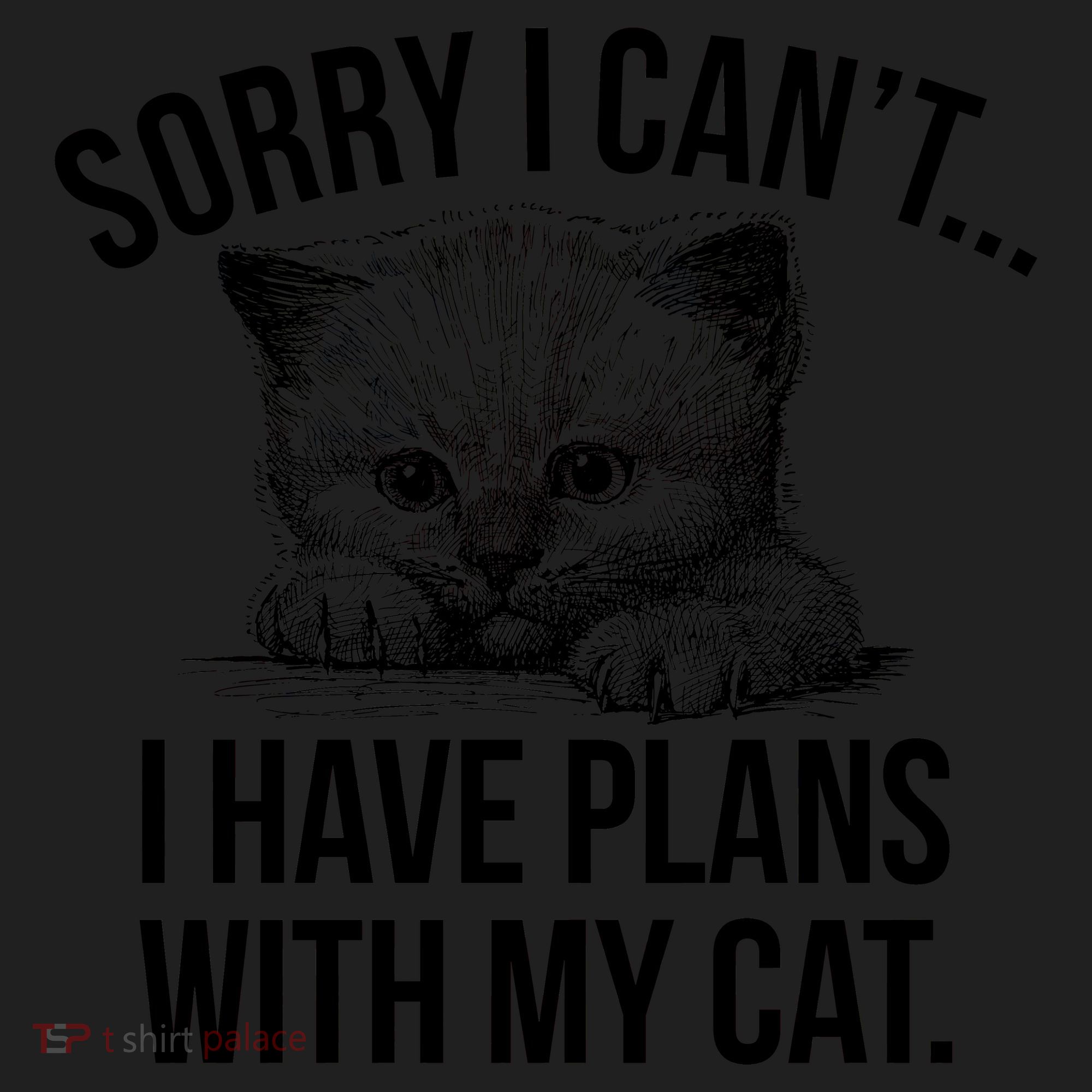 Sorry I Cant I Have Plans With My Cat Funny Tumbler