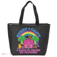 Sorry I Can't I Have To Water My Flowers Tote Bag thumb 0