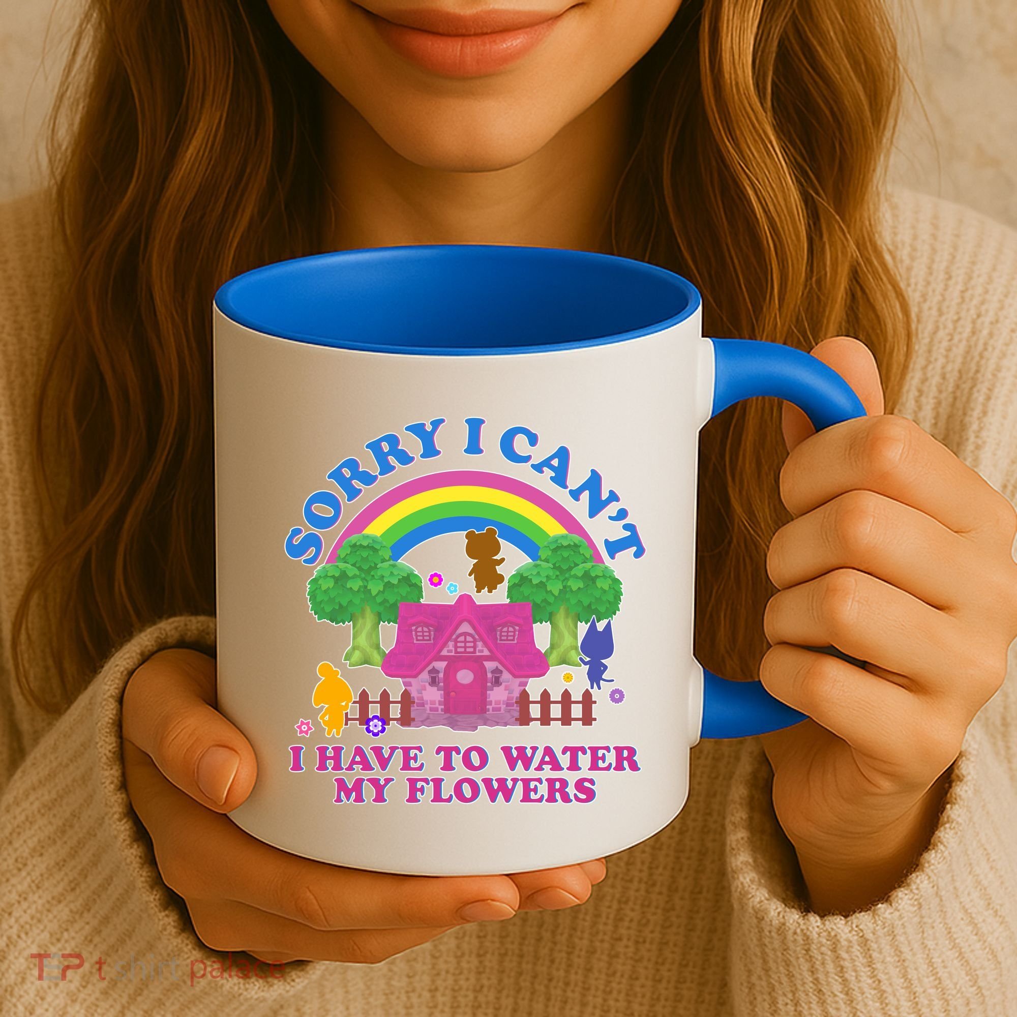 Sorry I Can't I Have To Water My Flowers Coffee Mug