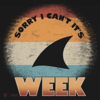 Sorry I Can't It's Shark Week Backpack thumb 2