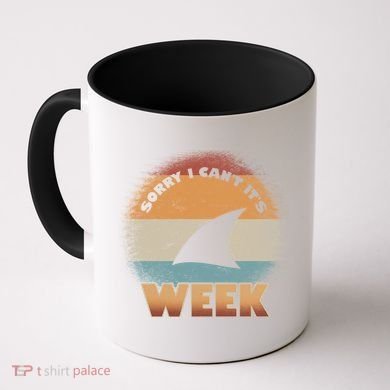 Sorry I Can't It's Shark Week Coffee Mug