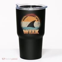 Sorry I Can't It's Shark Week Tumbler thumb 0
