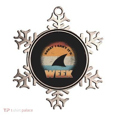 Sorry I Can't It's Shark Week Ornament