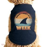 Sorry I Can't It's Shark Week Doggie Tank thumb 0