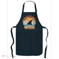 Sorry I Can't It's Shark Week Apron thumb 0