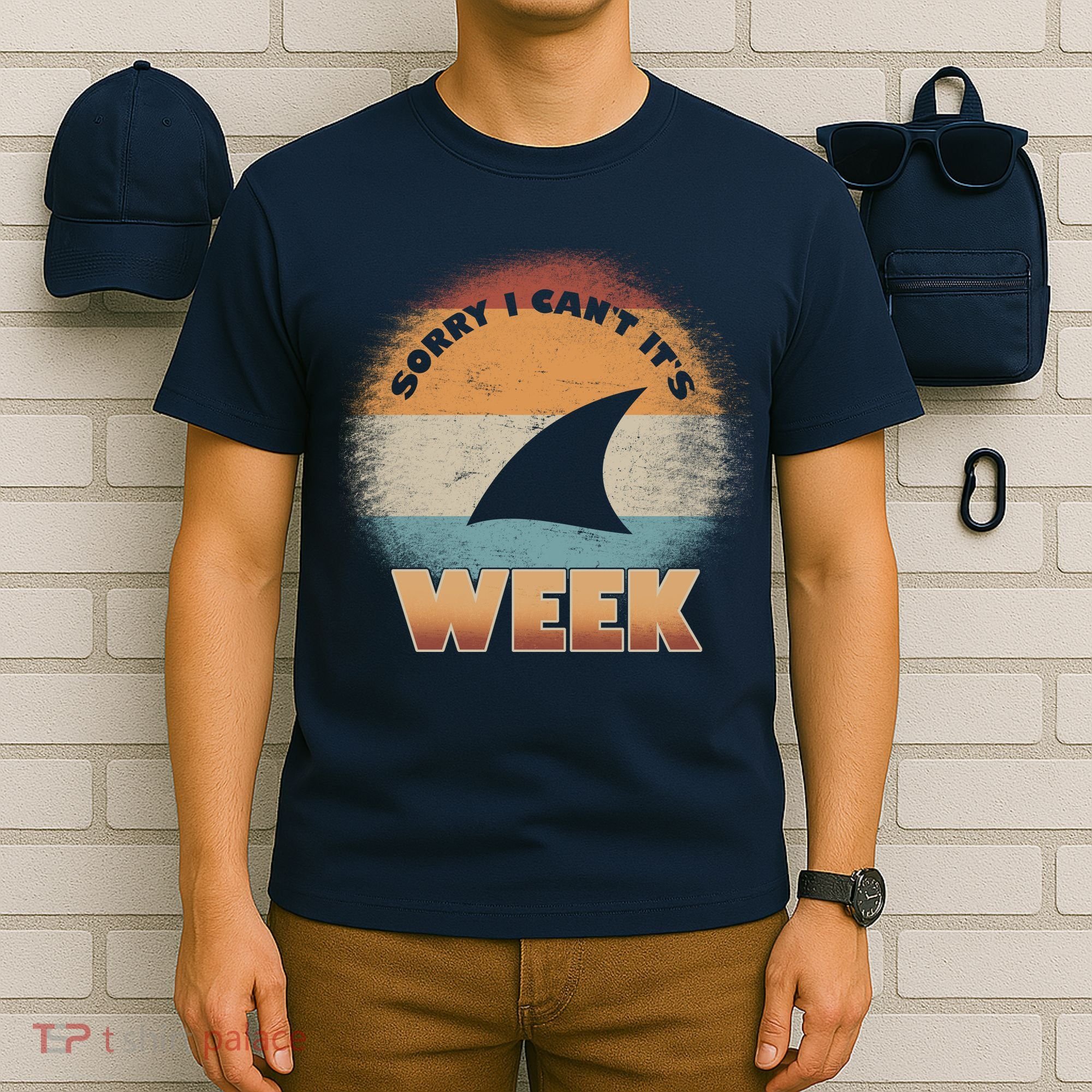 Sorry I Can't It's Shark Week T-Shirt