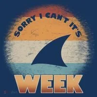 Sorry I Can't It's Shark Week Women's Hoodie thumb 2