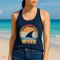 Sorry I Can't It's Shark Week Women's Tank Top thumb 2