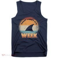 Sorry I Can't It's Shark Week Tank Top thumb 0