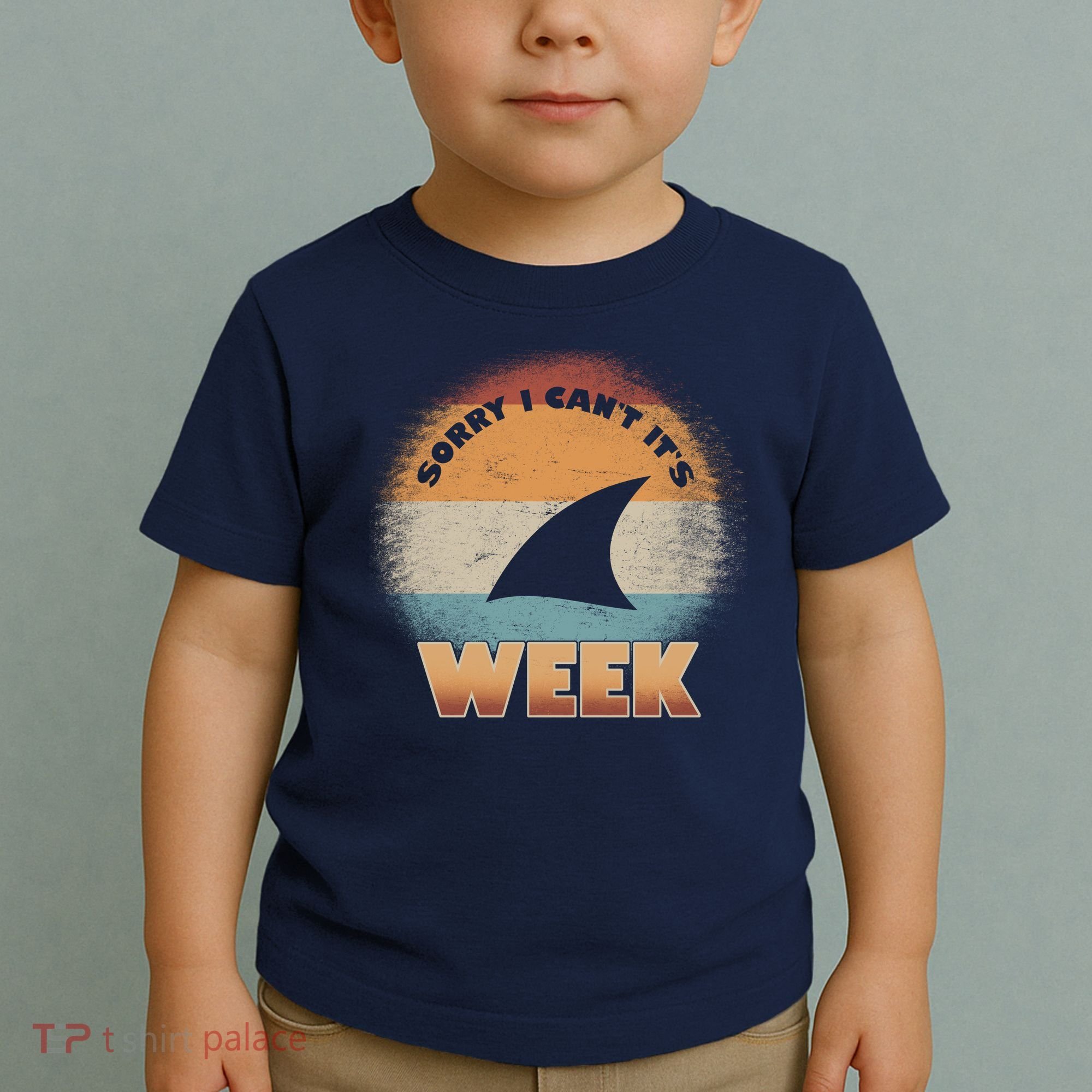 Sorry I Can't It's Shark Week Toddler T-Shirt