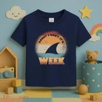 Sorry I Can't It's Shark Week Toddler T-Shirt thumb 3