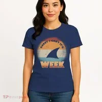 Sorry I Can't It's Shark Week Women's T-Shirt thumb 4