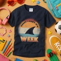Sorry I Can't It's Shark Week Kids T-Shirt thumb 3