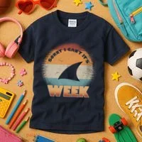 Sorry I Can't It's Shark Week Kids T-Shirt thumb 3