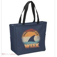 Sorry I Can't It's Shark Week Tote Bag thumb 2