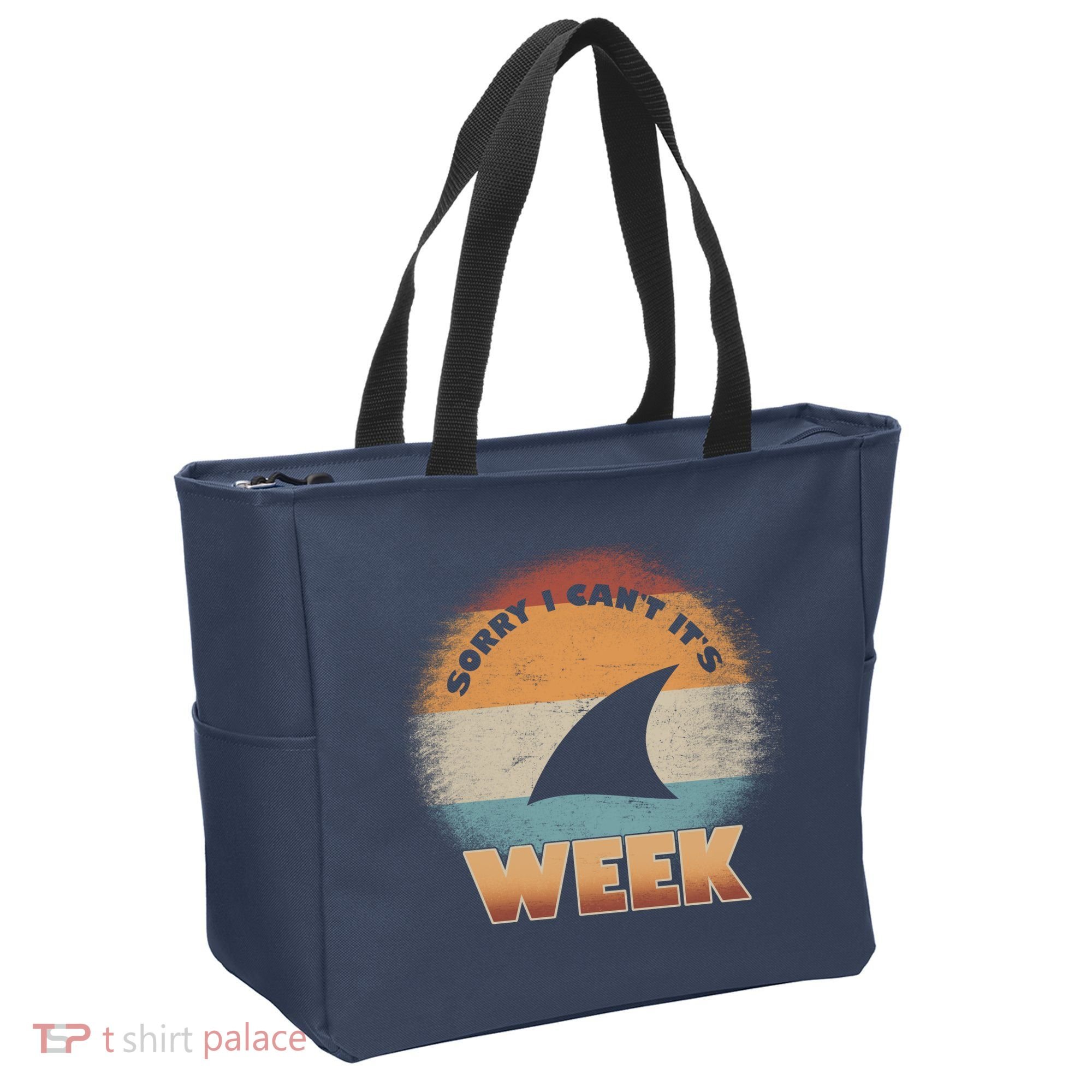 Sorry I Can't It's Shark Week Tote Bag