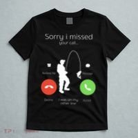 Sorry I Missed Your Call I Was On My Other Line Fishing Joke T-Shirt thumb 5